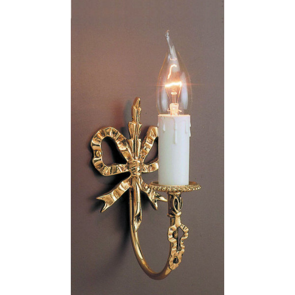 2x Wandkerzenhalter Vintage - Goldene Wandleuchter Für Stumpenkerzen